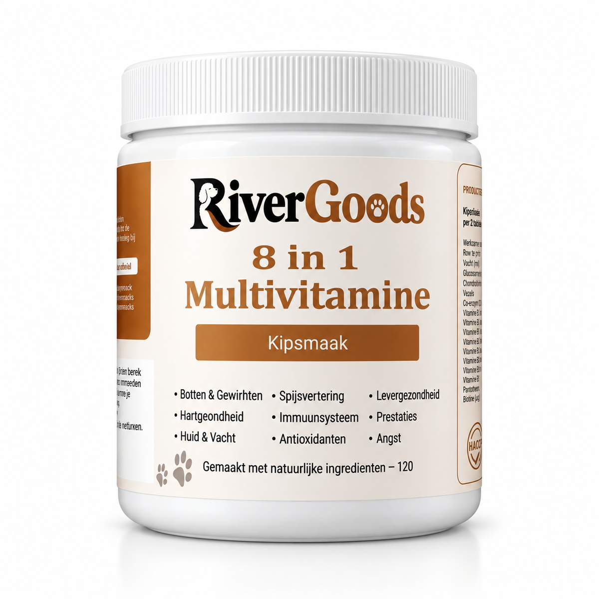 RiverGoods Multivitamine 8-in-1 Kauwsnack